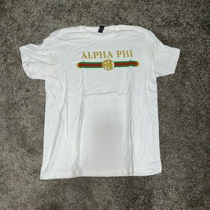 gucci alpha phi sorority shirt